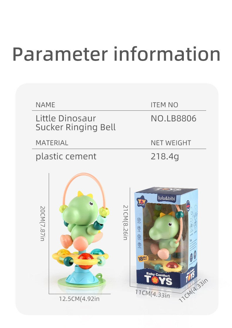 Baby High Chair Toy Rattles Set Fun Montessori Baby Dining Table Suction Cup Toys Early Development Fine Motor Skills Toy Gifts