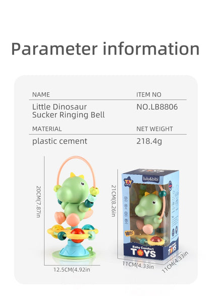 Baby High Chair Toy Rattles Set Fun Montessori Baby Dining Table Suction Cup Toys Early Development Fine Motor Skills Toy Gifts