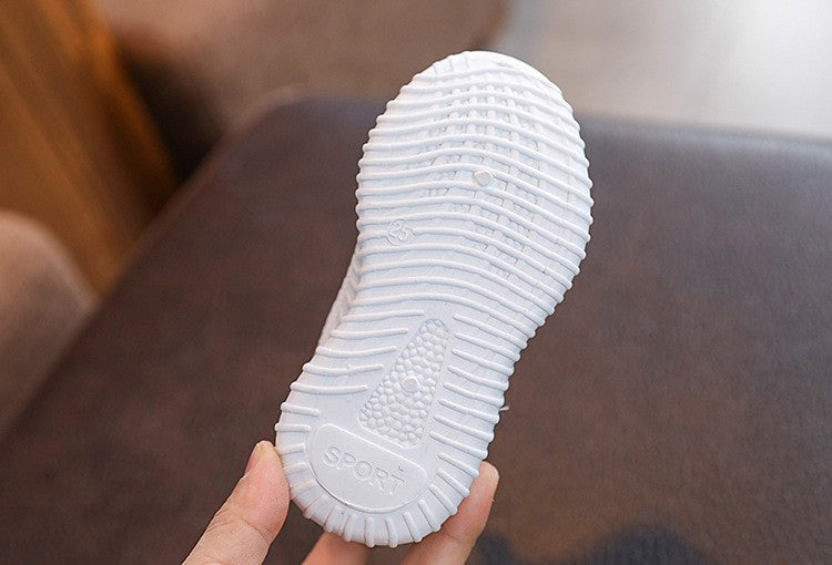 Spring Kid Shoes New Fashion Versatile Girl Sneakers Comfort Soft Sole Anti Slip Simple Boy Shoe Breathable Classic Casual Shoes