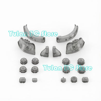 Joycon 2 Solid Color / Transparent Custom DIY Replacement Full Set Buttons for Nintendo Switch 2 Joy Con Controller Accessories