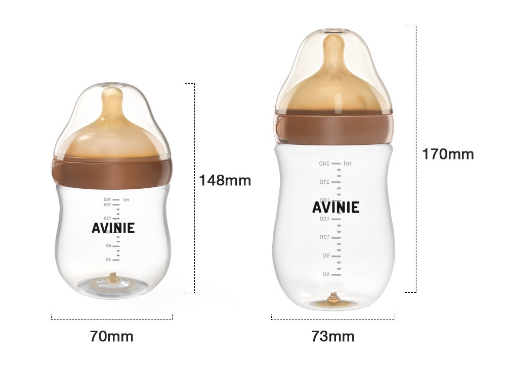 MAMIJOY  High boron silicon Glass milk bottle Wide caliber Newborn babies 0 to 6 months Glass milk bottle Anti-Colic BPA Free