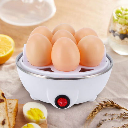Panela Elétrica de Ovos para Uso Doméstico, Cozedor de Ovos para Café da Manhã, Mini Panela de Ovos Multifuncional, Vaporizador de Camada Única para Cozinha