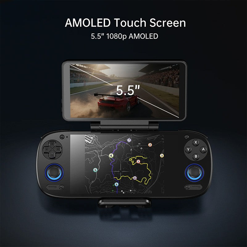 Retroid Dual Screen Add-on 5.5 inch OLED Back Clip Screen For Retroid Pocket 5 RP5/RPmini V2/RP4 Pro Extended Display Screen