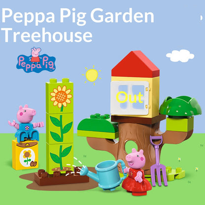 Lego Blocos de montar Debao 10431 Peppa Pig Casa na Árvore Brinquedos Infantis para Meninos e Meninas Presente de Aniversário Natal
