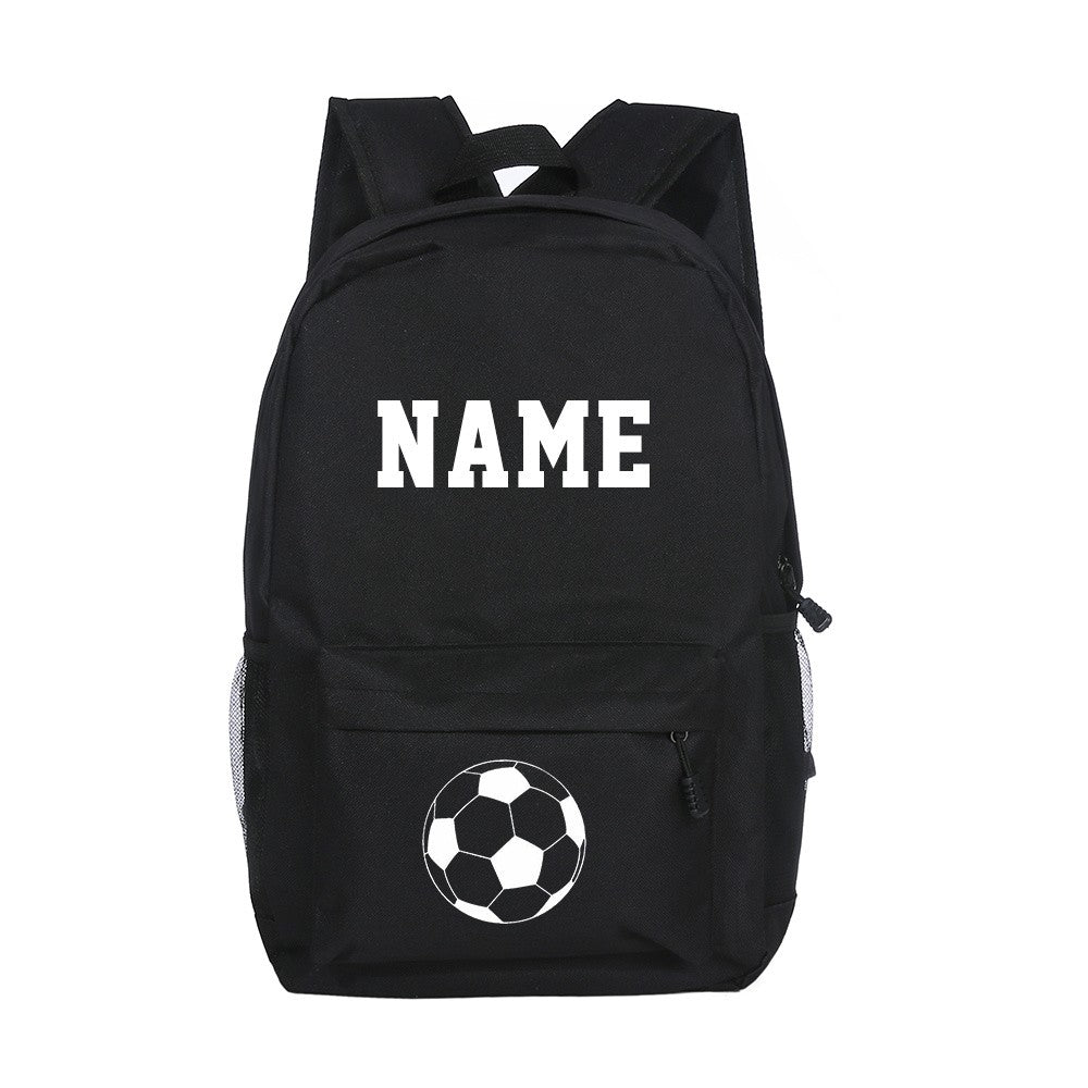 Mochila Escolar Personalizada para Meninos, Futebol, Basquete, com Nome, Mochila de Estudante, Bolsas para Laptop de Adolescentes, Presente de Volta às Aulas
