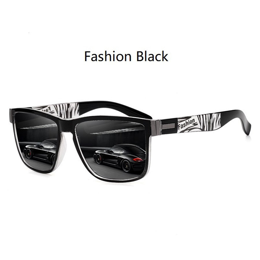 4 PCS Fashion Vintage Pattern Square Sunglasses Men Women Fishing Driving Man Luxury Brand Designer Sun Glasses UV400 Eyewear ?