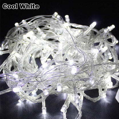 110V 220V 10M 100 Led String Garland Christmas Tree Chain Fairy Light  Waterproof Home Garden Party Outdoor Holiday Decoration