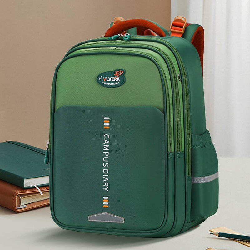 Mochila escolar estilo casual simples coreano para meninas, mochila para crianças do ensino fundamental e médio, bolsa para idades de 6 a 12 anos