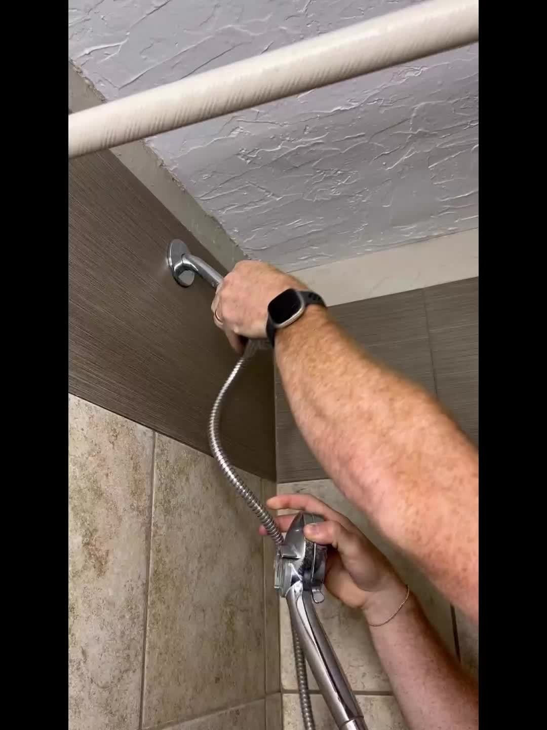 Conjunto de Chuveiro de Teto de 12 Polegadas de Qualidade / Chuveiro Manual Economia de Água Chuveiro de Banheiro Portátil de Três Modos de Aumento de Pressão