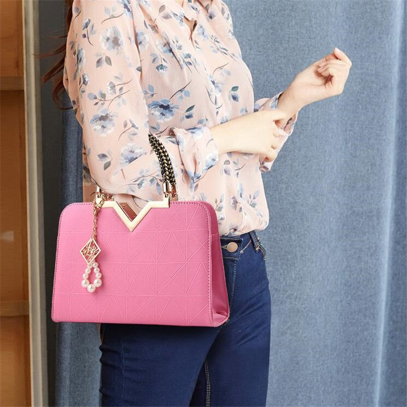Luxury Design Handbag Women PU Leather Fashion Brand Crossbody Bags Large Capacity Shoulder Messenger Bag Travel Shopping Totes