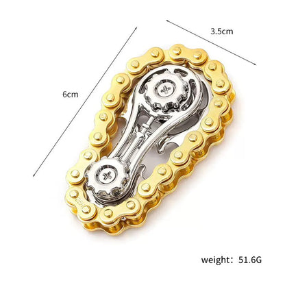 Metal Fidget Spinner Brinquedo de Escritório para Alívio do Estresse Engrenagens Girador de Mão para Adultos decoração de mesa decoração para casa Aliviar o estresse relaxar