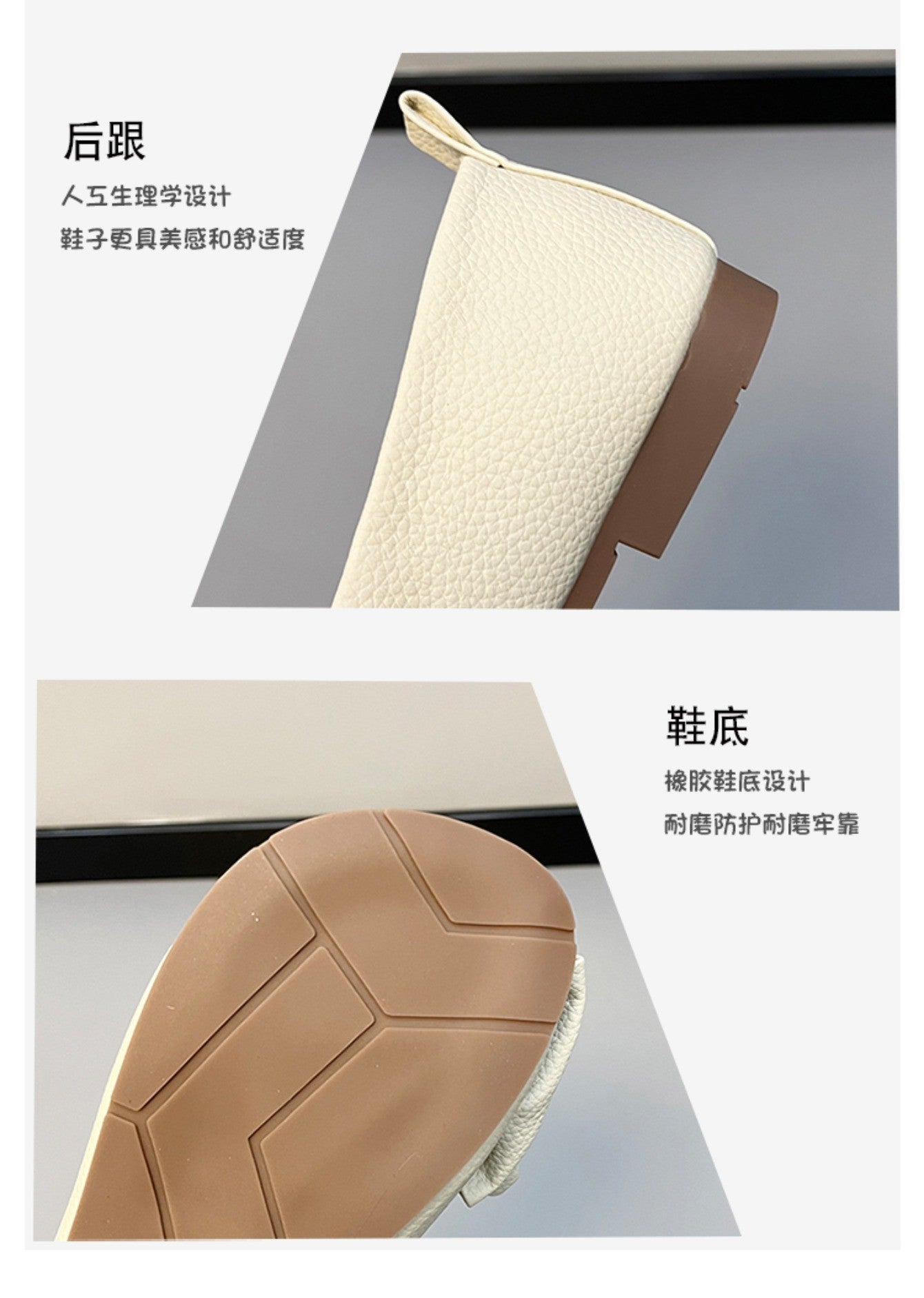 New Luxury Designer Shoes for Women Fashion Butterfly-knot Square Toe Party Leather Ballet Flats Ladies Flat Shoes Loafers Women