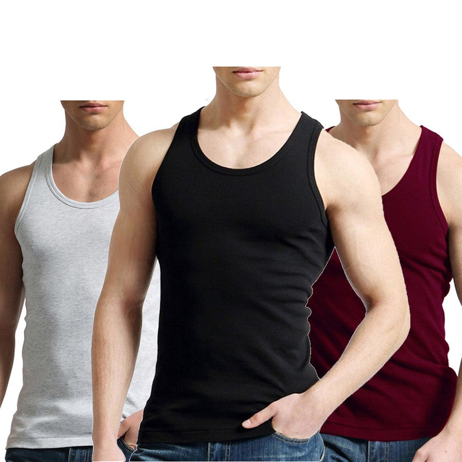 Tank Tops Men Fitness Cool Summer 100% Cotton Vest Male Sleeveless Tops Gym Slim Casual Undershirt Mens Gift 9 Colors 1PCS