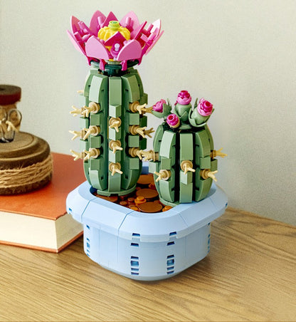 LEGO Blocos de Montar Série Plantas e Flores 11509 Cacto Florido Brinquedo de Quebra-Cabeça para Crianças Menino e Menina Presente
