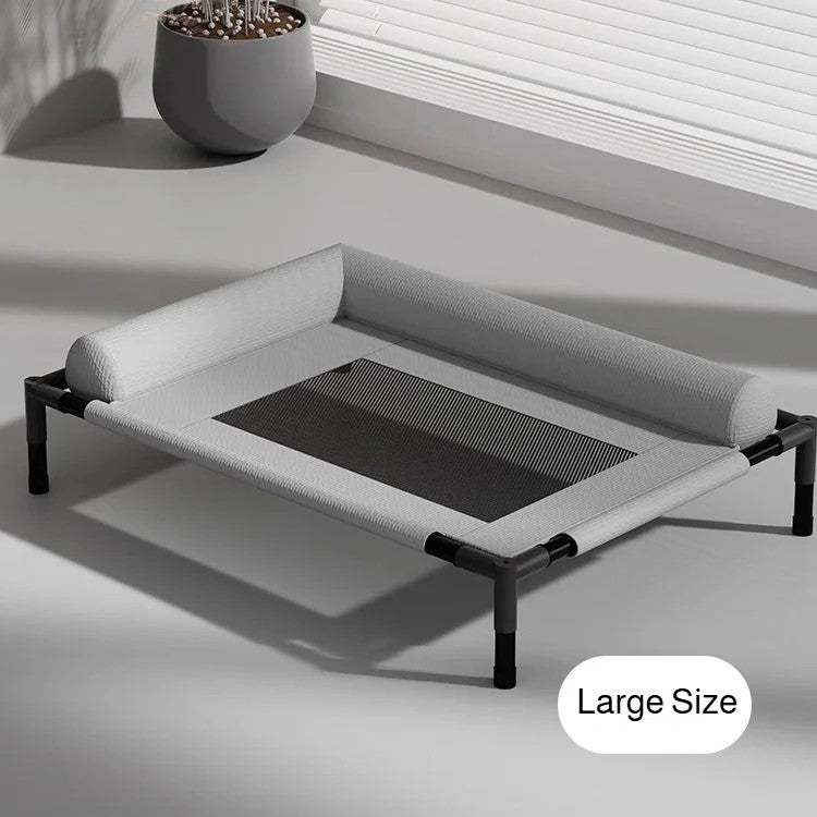 Winter Moisture-Proof Large Pet Bed Removable And Washable Off-The-Ground Bed Breathable Mesh Camp Bed Universal Pet Bed