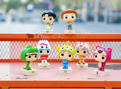 Bangtan Boys Série Boneco de Ação Funko Pop Toy Story Co-Branded Jung Kook Edição Limitada Figuras Colecionáveis para Fãs Presentes Originais