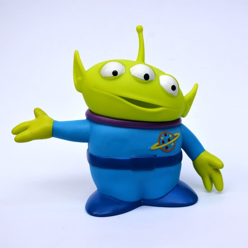 15cm Disney Toy Story Woody Green Aliens Action Figure Anime Decoração Coleção Estatueta Brinquedo Modelo Cosplay para Presente Infantil