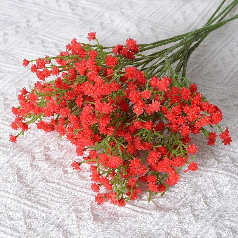 90Heads Artificial Flowers Bouquet 61cm Plastic Gypsophila Fake Flower for Home Decor Wedding Party Decorations Vase Accessories