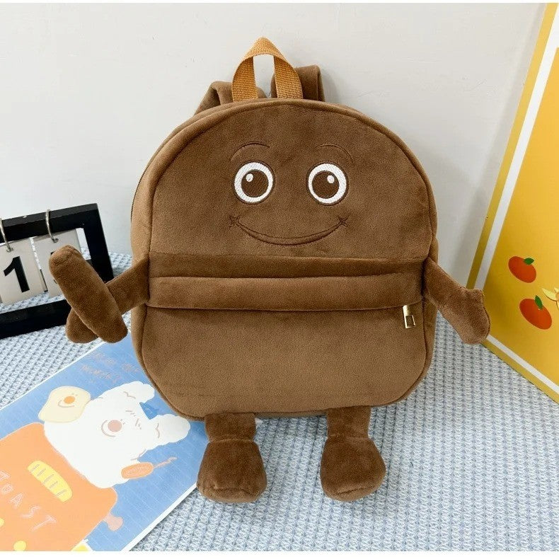 Italian Brainrot Plush Backpack Telalaero Telala Funny Student Backpack ?LiriLi Larlla Boneca Ambalam Cute Soft Bag for Kid Gift