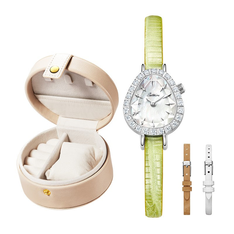 Sotoiru Watches for Woman Fashion Quartz Snake Wristwatches with Qucik Release Strap Original Design Christmas Gift for Woman