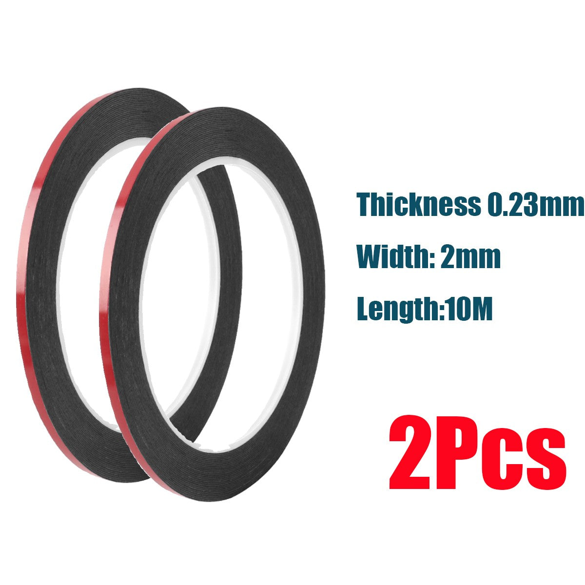 Fita Espuma de Dupla Face Fina 0,23mm para Celular Adesivo para Tela Curva Reparo de Moldura LCD Tampa Traseira para Samsung Xiaomi