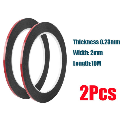 Fita Espuma de Dupla Face Fina 0,23mm para Celular Adesivo para Tela Curva Reparo de Moldura LCD Tampa Traseira para Samsung Xiaomi