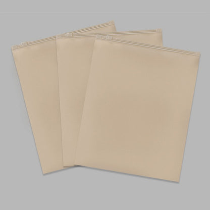 50pcs Customized Color Frosted Zipper Bags Home Travel Storage Bags Clothing Underwear Business Product Packaging Custom Logo