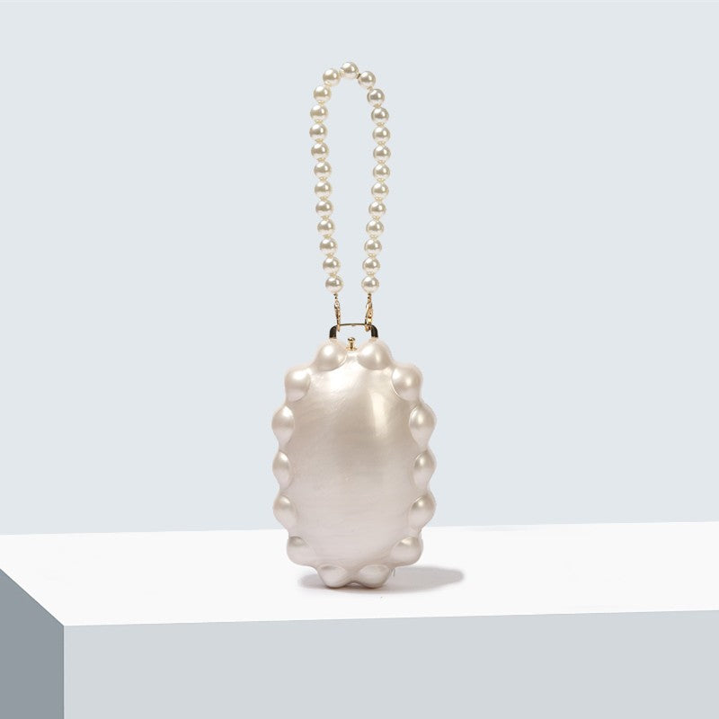 Daisy Shape Fashion Acrylic Shell Clutch Evening Bags Wedding Party Women Bead Luxury Brand