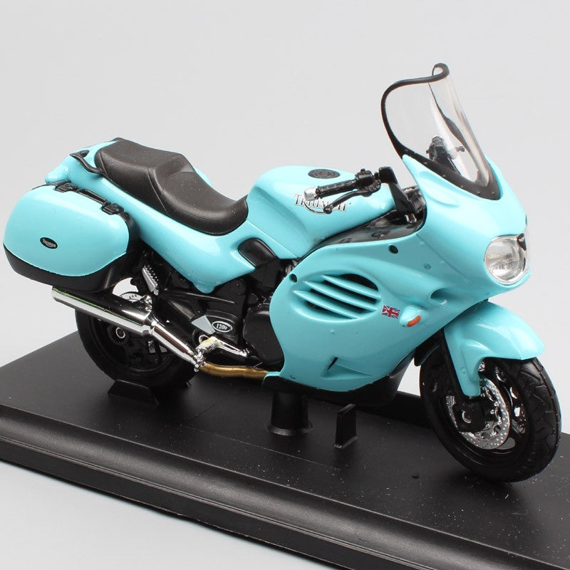 1/18 Escala Welly Triumph Tiger Explorer 800 Sprint RS Bonneville Daytona Trophy Thruxton 1200 Moto Diecast Modelo Brinquedo