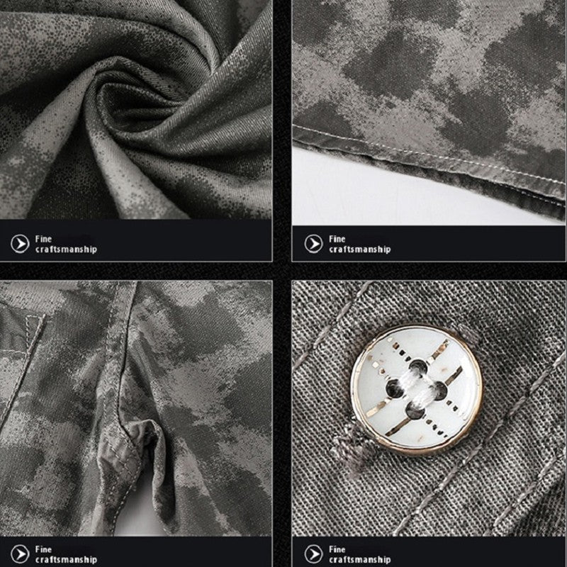 Summer Men Short Sleeve Cargo Breathable Shirt Men Casual Plaid Tactic Shirts Men Camouflage Outdoor Camp Hike Safari Work Shirt