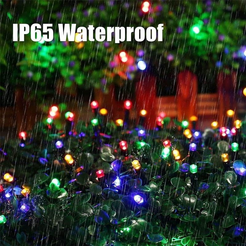 Outdoor Waterproof  Led Solar String Lights Fairy Light Solar Powered Garland Lights 8 Mode 32m Garden Wedding Decoration