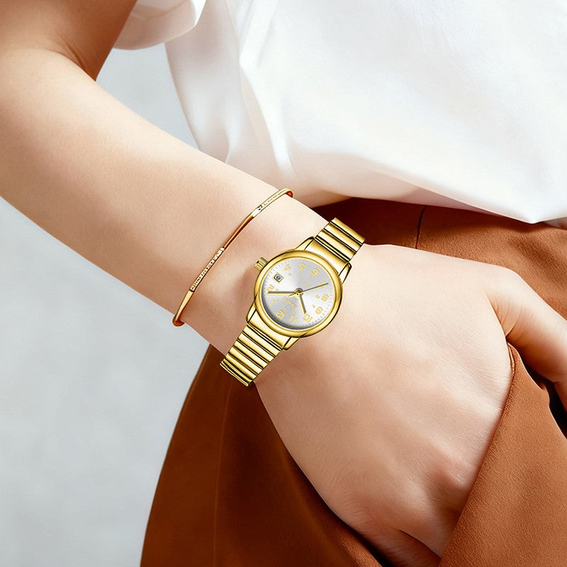 SUNKTA Women's Quartz Wristwatches Top Brand Luxury Bracelet Watch Gift For Women Fashion Simple Sport Waterproof Ladies Watch