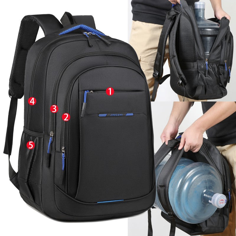 Durable Travel Laptop Backpack - Waterproof, Padded Laptop Compartment, Multiple Pockets, Essential for Business and College Stu