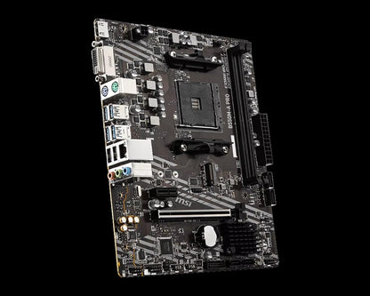 Placa-mãe MSI B550M-A PRO AMD Gaming AM4 DDR4 M.2 Suporta Processador Ryzen R3 R5 R7 das Séries 5000 e 3000 para Desktop