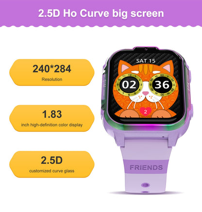 For Xiaomi Kids Smart Watch 4G Sim Card SOS LBS Location Call Child SmartWatch Camera Waterproof Watch Phone For Boys Girls gift