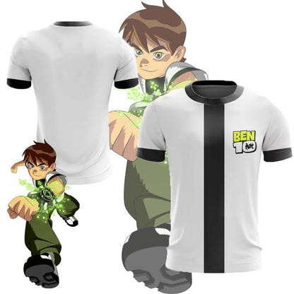 Anime Omnitrix Ben10 Cosplay T-Shirts 3D Ben Tennyson Print Kids Cartoon Tee Summer Men Women Harajuku Short Sleeve Top