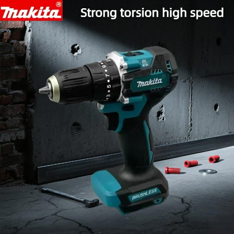Makita DDF487 Furadeira de Impacto Parafusadeira Recarregável Elétrica de Lítio Brushless 18V 10mm de Grande Torque