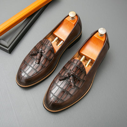 Big Size 47 Business Oxford Shoes Wedding Party Men Dress Shoes Breathable Leather Casual Men's Shoes British Style Loafers