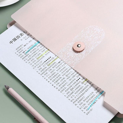 8 Grids Organ File Folder Document Organizer Large Capacity Paper Documents Folder Office School Supplies A4 Expanding File Bag