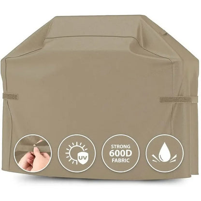 Heavy Duty Bbq Grill Cover For Outdoor Grill  Fire Pit Stove BBQ Covers  Outdoor Rain UV Protective Barbecue Cover