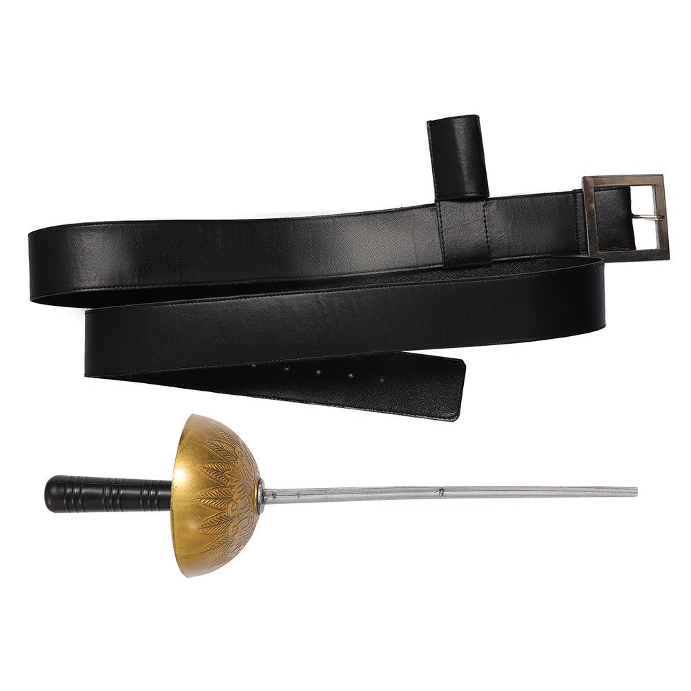 Cat Cosplay Hat Belt Sword Movie Puss Roleplay In Boots Disguise Cap With Feather Halloween Carnival Party Accessories Props