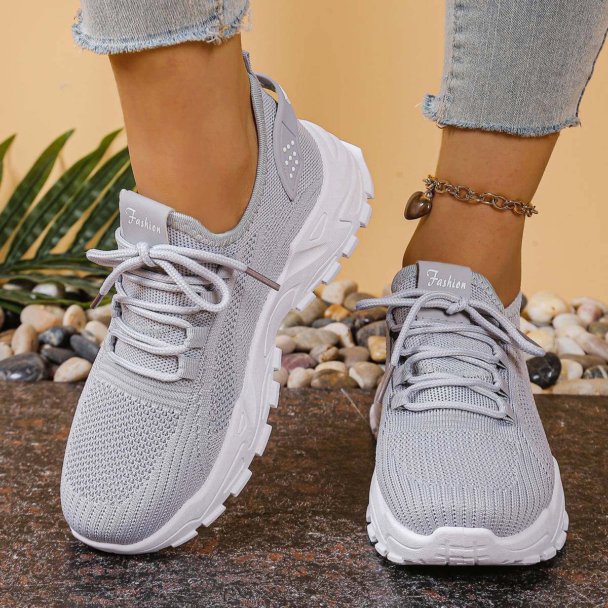 Ladies shoes women's sneakers shoes woman 2025 Solid color increases height and is versatile cheap shoes clearance free shipping