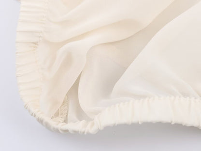 Elegant Women's Tierred Ruffles Blouse Chic Long Sleeve Loose Crop Shirt 2026 Spring New Chic Half High Collar Woman Solid Top