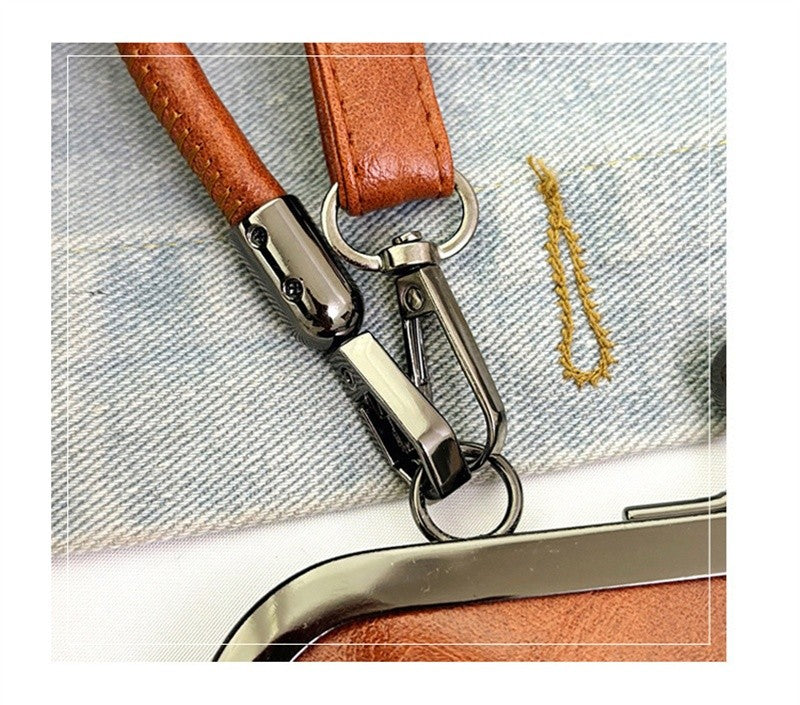 Vintage Style Women Handbag Brown Versatile Designer Shoulder Bag PU Leather Ladys Shell Purses Crossbody Bags