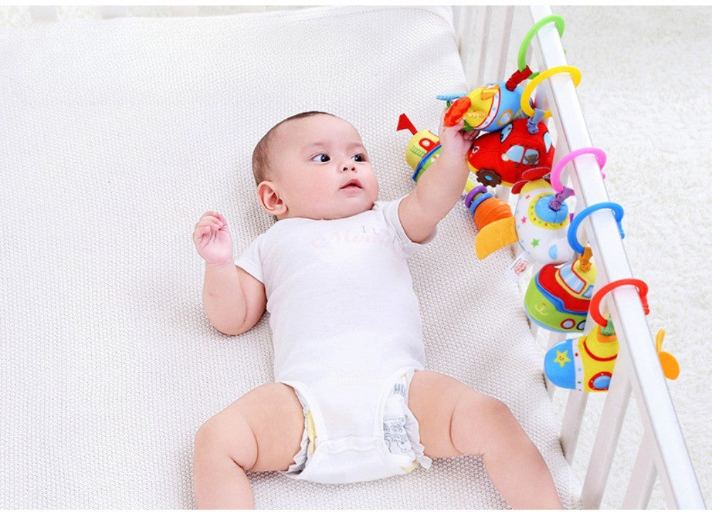 0-1 Years Old Baby Toys Newborn Baby Soothing Educational Toys Hand Rattles Bed Bells Toddler Toys Baby Toys for Stroller