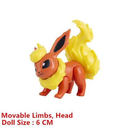 Pokemon Anime Figures Mewtwo Gengar Pikachu Eevee Dragon Cosplay Collection Bonecos de Ação Modelo de Brinquedo Presentes de Aniversário Compre no Atacado