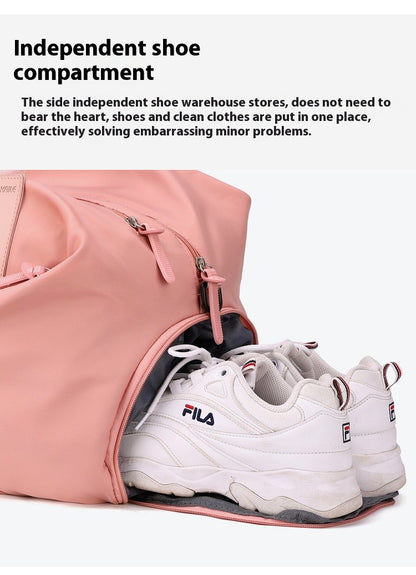 Multifunction Travel Bag Women Sports Gym Fitness Bags Dry and Wet Separation Swimming Shoulder Duffle Handbags Shoes Daypack