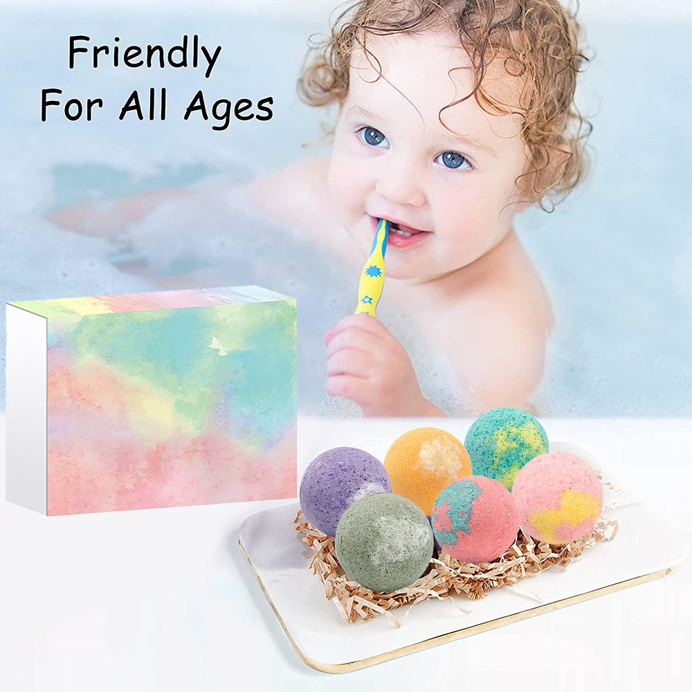 12pcs Organic Bath Bombs Gift Natural Mini Handmade Bathing Foot Spa Bomb Rich Essential Oils For Moisturizing Dry Skin Relaxing