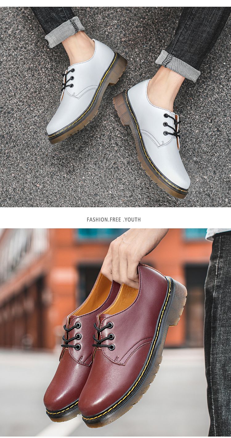 Men's genuine leather formal shoes work shoes classic business casual leather shoes fashionable women's shoes plus size shoes