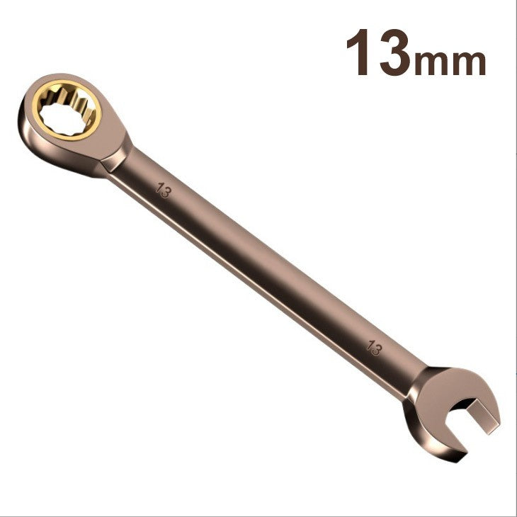 1pcs Ratchet Wrench Keys Gear Ring Tool Torque Universal Spanners for Car Repair Tools Metric